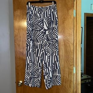 Geometric print LOFT pants